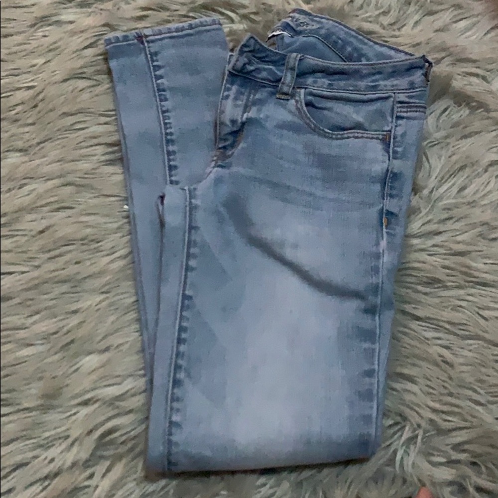 American Eagle light blue denim